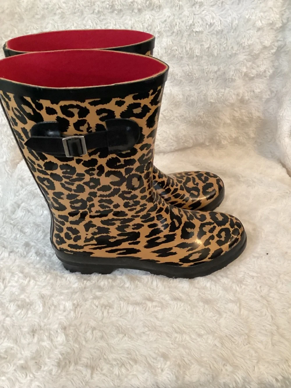 Leopard Womens Rain boots